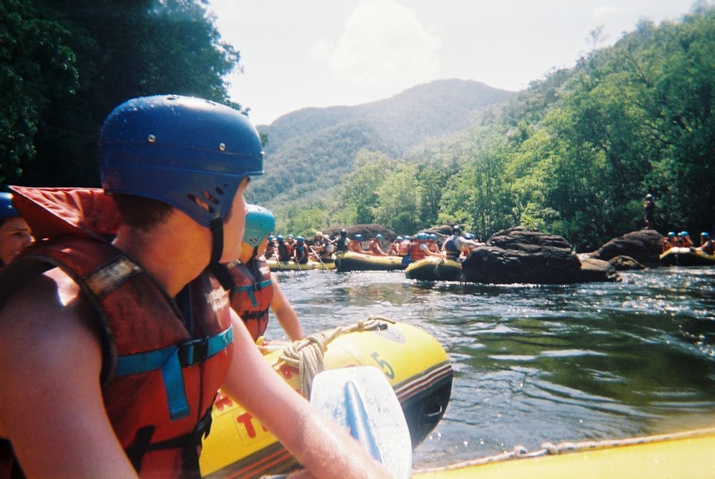 White water rafting in mission beach