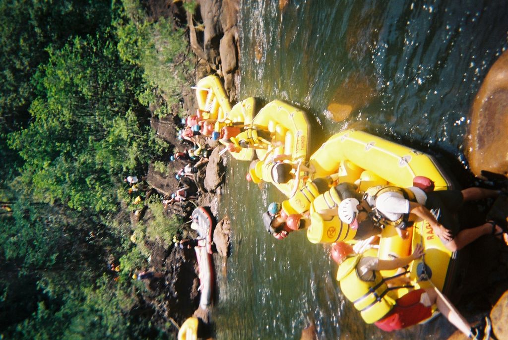 Crossing the river