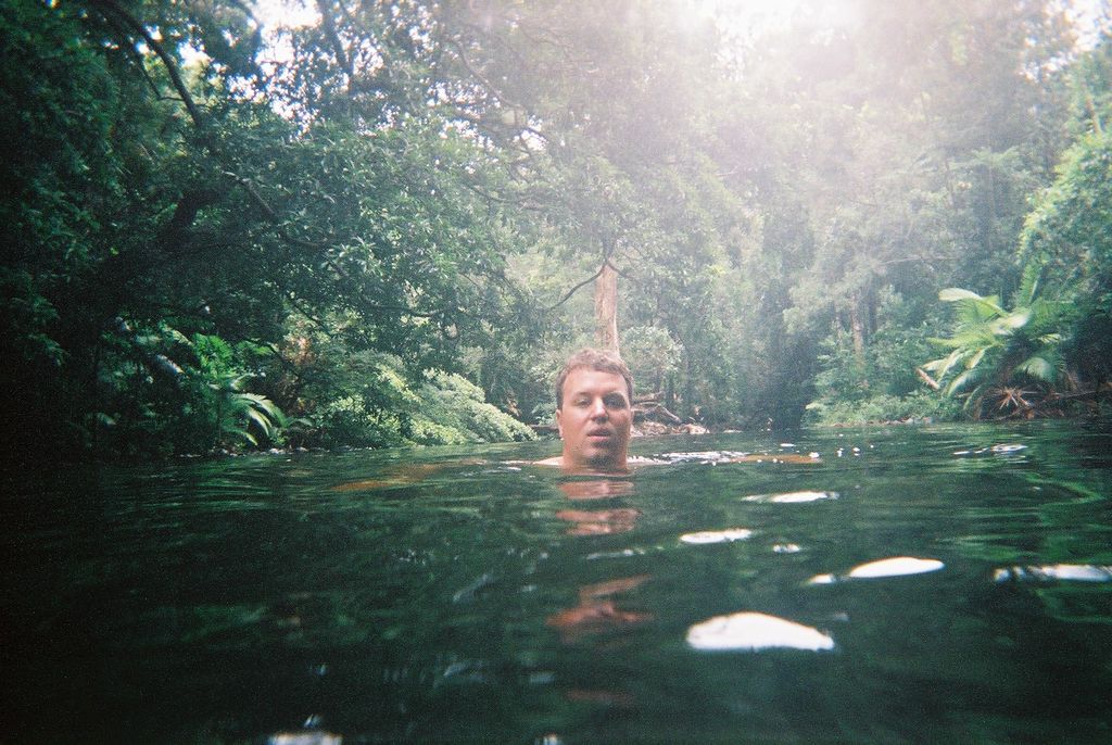 a swim in the jungle