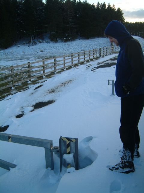 Rock solid snow