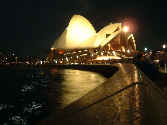 and the Opera House