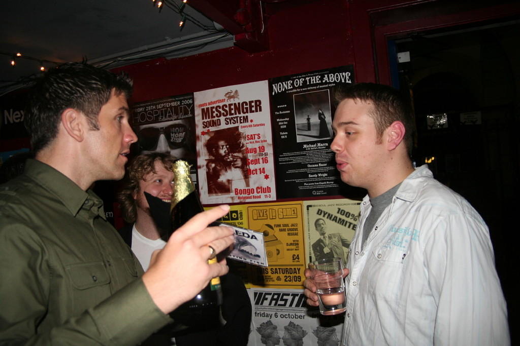 MIke Halley can't resist a chance to sell the Kinada CD.