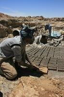 Out of town we found the brick "factory" where the process was kindly demonstrated