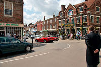 and up the high street.